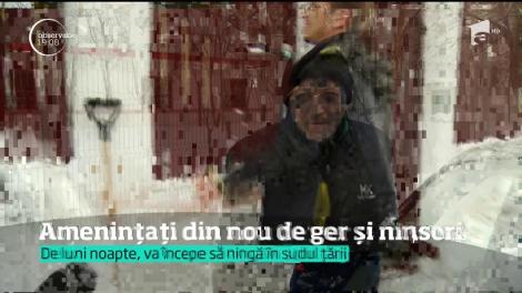 Gerul şi ninsorile se întorc! Temperaturile vor ajunge şi la minus 24 de grade Celsius