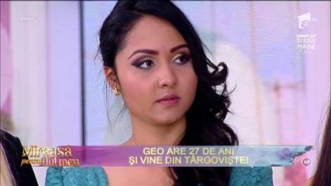 Geo, un nou concurent în competiţia "Mireasă pentru fiul meu!"