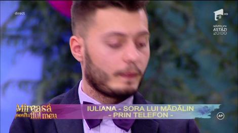 Iuliana, sora lui Mădălin: "Mă aşteptam că fratele meu va aibă o reacţie nervoasă, dar nu atât de dură!"