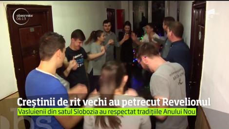 Creştinii pe rit vechi au petrecut Revelionul