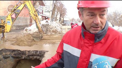 Avarie gravă la reţeaua de apă din Bucureşti