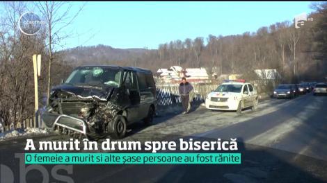 Accident grav în Neamţ! O femeie a murit şi alţi şase oameni au ajuns la spital