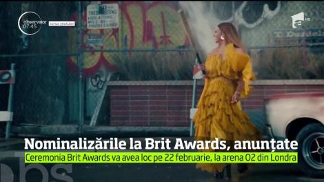 Au fost anunţate nominalizările la Brit Awards. Cine sunt favoriţii
