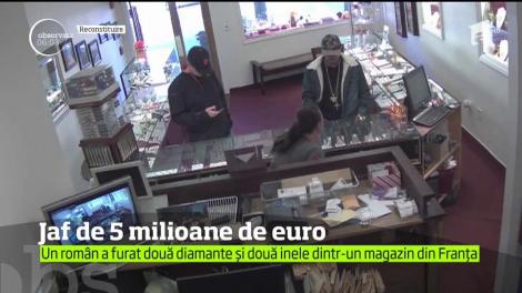 Un român a furat bijuterii de cinci milioane de euro, în Franţa