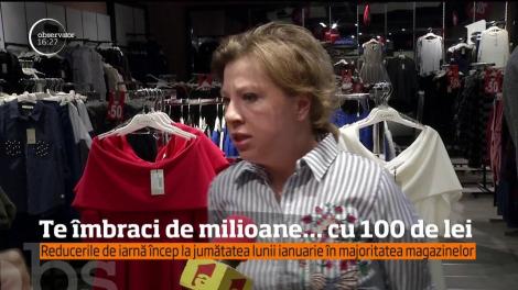 Reducerile de iarnă încep la jumătatea lunii ianuarie în majoritatea magazinelor