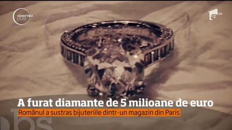 Un român a furat diamante în valoare de 5 milioane de euro