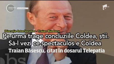 Traian Băsescu a fost citat la Parchetul General ca să dea declarații în legătură cu dosarul Telepatia