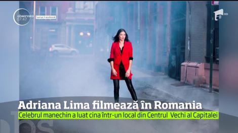 Adriana Lima filmează în România