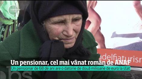Un pensionar, cel mai vânat român de ANAF! Are 68 de ani şi o datorie la stat de aproape 10 milioane de lei