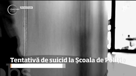 Tentativă de suicid la Școala de Poliție. Elevul de 20 ani a încercat să își ia viața în toaleta căminului