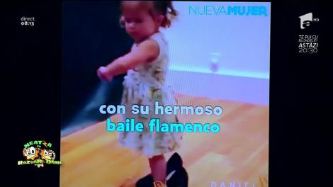 Smiley News: O fetiță dansează flamenco într-un mod mai puțin obșinuit