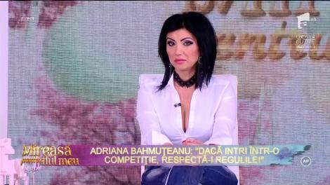 Adriana Bahmuțeanu, sfaturi pentru concurenți: ”Dacă intri într-o competiție, respectă-i regulile”