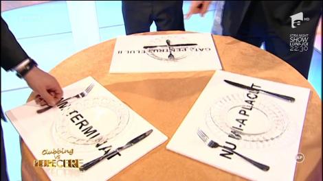 Cum așezăm tacâmurile, la restaurant, în funcție de cât de mult ți-a plăcut mâncarea