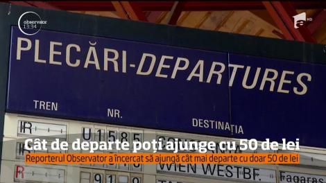 Cât de departe poți ajunge cu 50 de lei