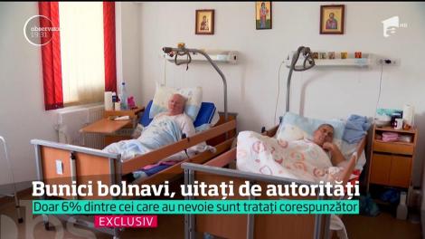 Bunici bolnavi, uitaţi de autorităţi