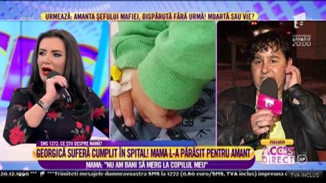 Mădălina Biac, mama care și-a abandonat fiul bolnav: "Nu am bani să merg la el! Nu am niciun leu în casă!"