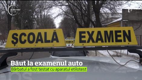 Culmea tupeului! Polițiștii și-au făcut cruce când au văzut cum a apărut acest șofer la examenul pentru permisului auto!