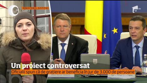 Aproximativ 3.000 de persoane ar beneficia de graţiere