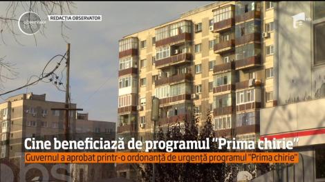 Guvernul a aprobat printr-o ordonanță de urgență programul "Prima chirie"