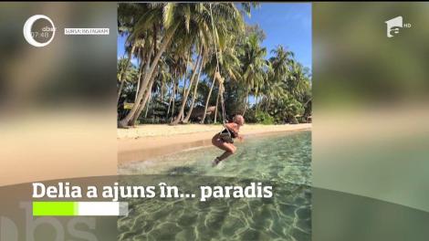 Delia, poze în costum de baie din vacanța în Thailanda