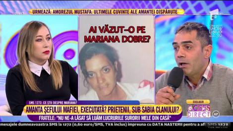 Ipotezele dispariţiei Marianei Dobre, amanta şefului clanului mafiot Camorra!