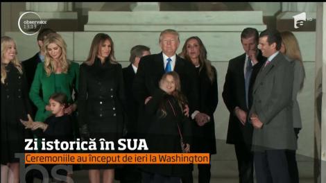 Zi istorică în SUA. Donald Trump va deveni, oficial cel de-al 45-lea preşedinte al Statelor Unite