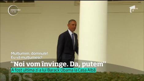 Adio, Barack! Bun venit, Donald! Obama și-a făcut singur bagajele: Cum a arătat ultima zi a sa la Casa Albă