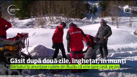 Un bărbat de 49 de ani din Buzău a murit îngheţat  într-o vale dintre Clăbucet şi Valea Azugii