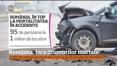 Cinci oameni îşi pierd viaţa, în fiecare zi, pe drumurile din România