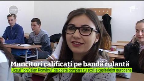 Un liceu dintr-un sat din Bistriţa Năsăud scoate muncitori calificaţi pe bandă rulantă