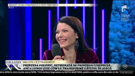 Anca Lungu, prinţesa Polonic, are părul electrizat