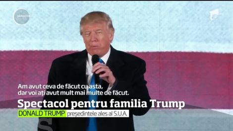 Spectacol la ceremonia de învestitură a lui Donald Trump