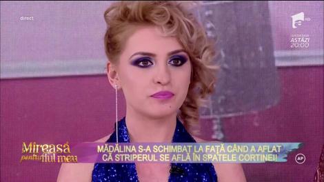 Mădălina față-n față cu stripperul care a făcut-o să plângă. Concurenta s-a schimbat la față: "Și dacă nu erai filmată, mai era indecent?"