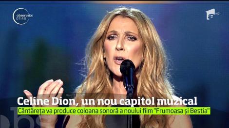 Celine Dion va produce coloana sonoră a noului film "Frumoasa și bestia"