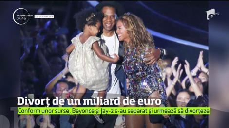 Divorț de un miliard de euro între Beyonce şi Jay-z