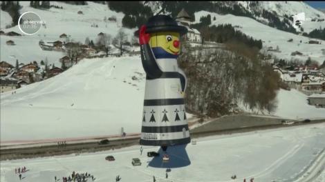 Zeci de baloane cu aer cald au colorat cerul Elveţiei