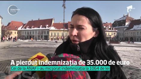 Cei de la ANAF i-au micșorat indemnizația bărbatul din Sibiu care primea în fiecare lună 35.000 de euro