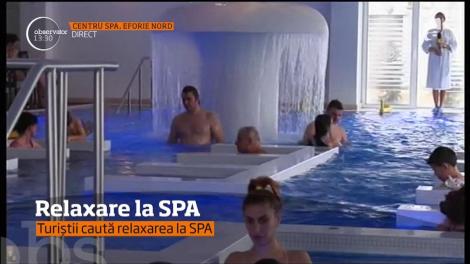 Turisții au venit să se relaxeze la SPA în Eforie Nord