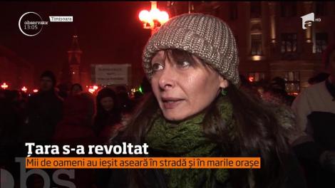 Mii de oameni au ieșit în stradă în Timișoara, Galați, Suceava cât și în Diaspora Oamenii au cert ca legea să fie egală pentru toți