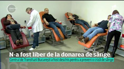 N-a fost liber de la donarea de sânge