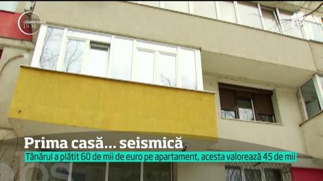 Deşi interzis prin lege, un bucureştean şi-a cumpărat o locuinţă cu risc seismic prin programul Prima Casă