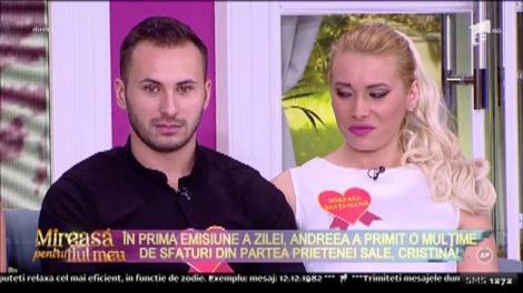 Andreea de la "Mireasă pentru fiul meu" : "Mă gândesc să părăsesc competiţia"