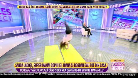 Sanda Ladosi, super mamă! Copiii ei, Ioana şi Bogdan dau totul din casă!