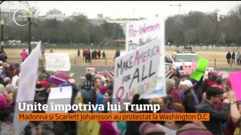 Sute de mii de persoane au participat la Marșul Femeilor la Washington
