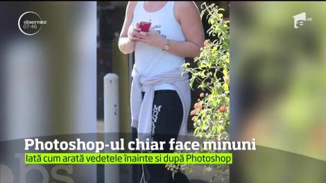Photoshop-ul face minuni pentru unele staruri de la Hollywood