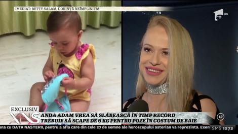 Anda Adam vrea să slăbească în timp record