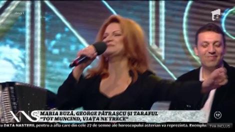 Maria Buză și soțul ei, George Pătraşcu, petrecere de zile mari, alături de taraf. "Tot muncind, viața ne trece”, melodia care i-a  ridicat pe români la dans