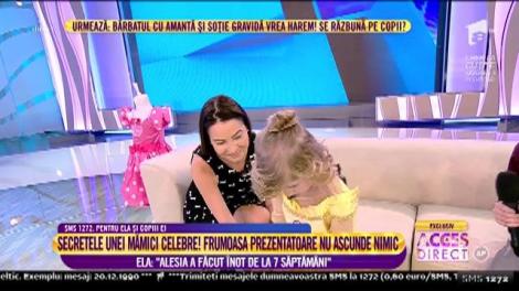 Fetiţa Elei Crăciun este make-up artist la 5 ani!