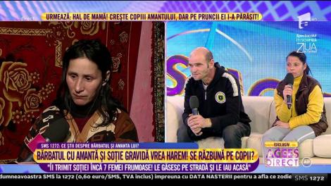 Cum reacţionează femeia însărcinată în 9 luni la cele spuse de către tatăl copiilor ei