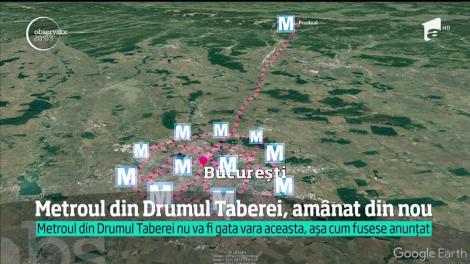 Metroul nu va face staţie prea curând în cartierul Drumul Taberei!